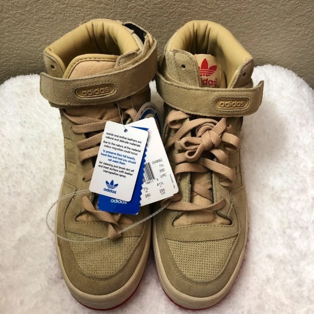 Adidas Originals Forum Mid -Tan color in size 8